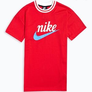 Men’s Red Nike Old School top